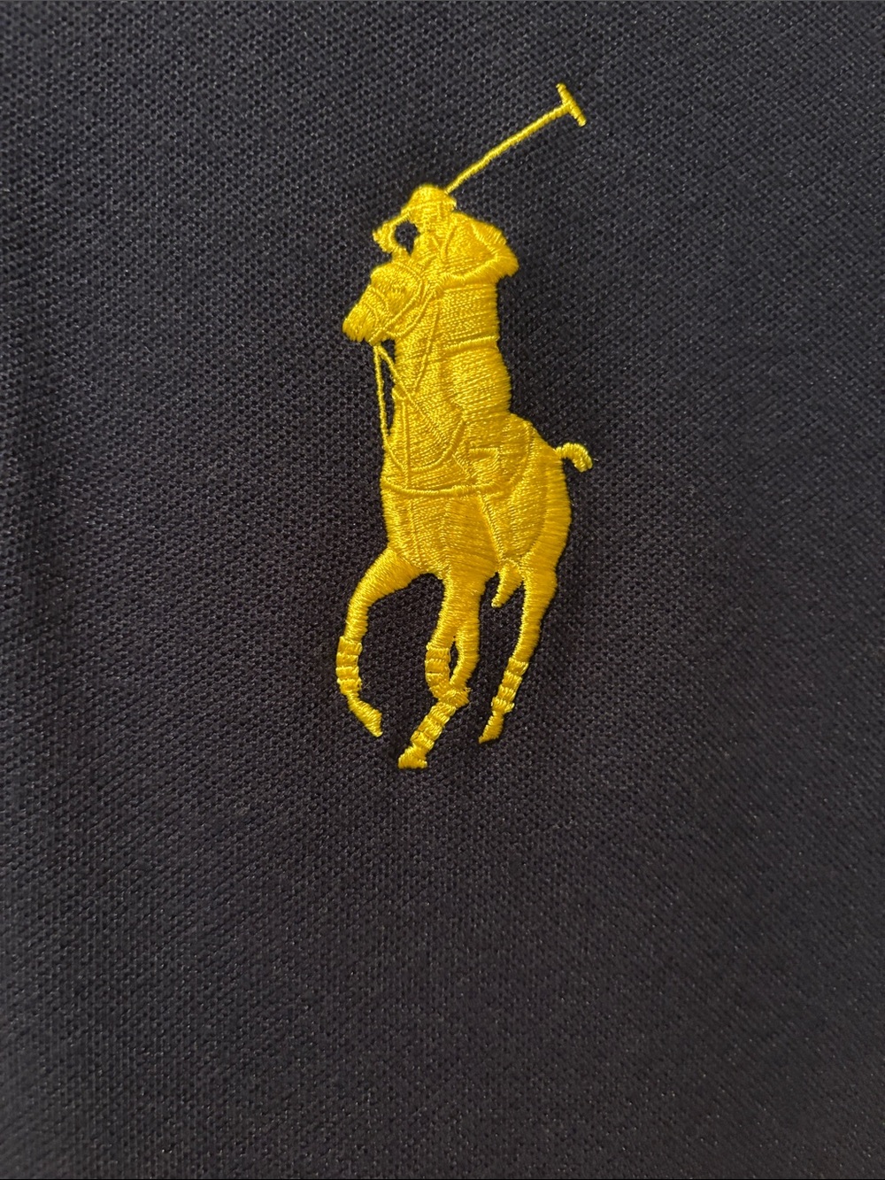 Vintage Ralph Lauren 2010 US Open Polo Shirt with Diagonal Color-Block Design Lg - Picture 2 of 8